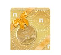 Lindt - Caja de regalo con edición de oro - Surtido de chocolate con leche, blanco y negro - Ideal para Navidad, 237 g