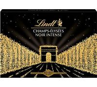 Lindt Champs Élysées Bombones Surtidos de Chocolate Negro, chocolate tradicional Suizo, bombones de chocolate negro de distintas intensidades y cremoso, 395g
