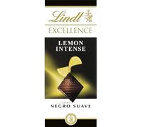 Lindt Chocolate EXCELLENCE chocolate negro con limón, tableta de chocolate puro, chocolate negro aromático, extrafino, cacao con toque a limón