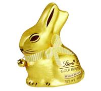 Lindt Conejito de Pascua Chocolate Blanco, Figuras de Pascua, Regalo, Cremoso y Suave, 100g
