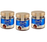 Lindt Crema Spalmabile All Nocciole - Crema para untar con avellanas (3 unidades, 200 g, cristal, finas, avellanas italianas)