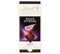 Lindt EXCELLENCE Chocolate Negro con Higo 100g - Tableta de Chocolate Negro Intenso con Trozos de Higo