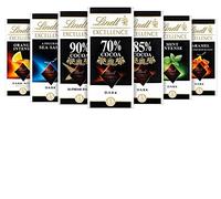 Lindt Excellence Dark Luxury - Juego de 10 barras de chocolate