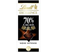 Lindt Excellence - Pizarra de chocolate (70% cacao, 2 x 100 g), color negro intenso