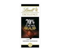 Lindt Excellence Tableta de chocolate negro 70% cacao, 100g - Pack de 5 unidades