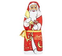 Lindt Figura hueca de Santa Milk de 125 g x 18 cm, el regalo para los seres queridos o para conmemorar ocasiones festivas especiales, paquete de 18