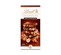 Lindt Les Grandes Avellana Chocolate Negro, Chocolate Lindt con Avellana, 150 gr