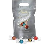 Lindt LINDOR bombones - 1kg, chocolate con leche, chocolate negro 70%, doble chocolate, caramelo sal, relleno de chocolate cremoso, surtido de chocolate