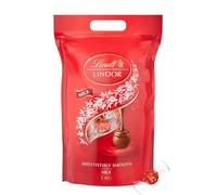 Lindt LINDOR bombones chocolate con leche - Aproximadamente 80 bolas, 1kg - bombón de chocolate con relleno de chocolate cremoso perfecto para compartir y regalar