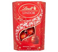 Lindt Lindor - Caja de corneta de leche de 200 g (paquete de 8)