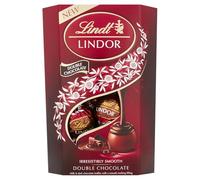 Lindt Lindor - Caja doble de trufas de chocolate - Aproximadamente 16 bolas, 200 g - Trufas de chocolate con un relleno de fusión suave - Regalo de regalo - Pascua, cumpleaños, celebraciones