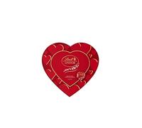 Lindt LINDOR Corazón Chocolate con Leche San Valentín, caja de bombones leche con forma de corazón para regalar, chocolate con leche, bombones para regalar, 7 unidades, 96g