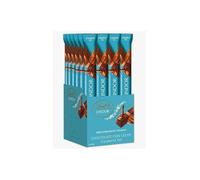 Lindt LINDOR STICK chocolate con leche y caramelo con sal, snacks, Cremosos Sticks de chocolate con leche, cacao puro procedente de fuentes sostenibles, 24 barritas de 38gr