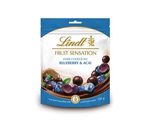 Lindt SENSATION FRUIT bolas de chocolate negro con interior de fruta, arándanos y açaí - 150 g