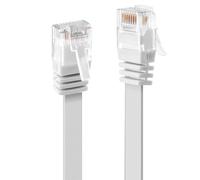Lindy 0.3m Cat.6 - Cable de red (0,3 m, Cat6, RJ-45, RJ-45, Blanco)