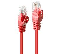 Lindy rj-45/rj-45 cat6 0.5m cable de red rojo 0,5 m u/utp (utp)