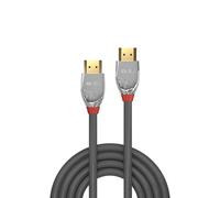 LINDY 0.5m High Speed HDMI Cable, Cromo Line, Grey, 37870