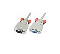 Lindy 0,5m rs232 cable cable de señal gris