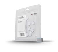 Lindy 10 USB Port BLOCKERS Pack of 10 Classic Azul