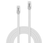 Lindy 10m Cat.6 - Cable de red (10 m, Cat6, RJ-45, RJ-45, Blanco)