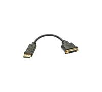 LINDY 15Cm Displayport / Vídeo DVI Cable Dp Macho A Single-Link Mujer Negro