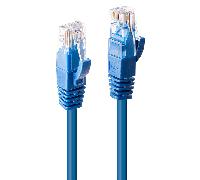 Lindy Cable de red 48017 UTP Categoría 6 rígido Rojo/Azul 1 m 1 unidad