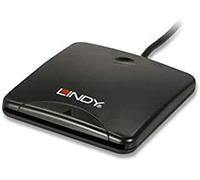 Lindy - 42768 lector de tarjeta magnética USB Negro