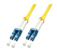 Lindy 2.0m OS2 LC Duplex cable de fibra optica 2 m Amarillo - Cable de fibra ópt