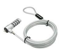 Lindy 20980 - Cable antirrobo (Acero inoxidable, Cerradura con combinación, Acero, 1,8 m)