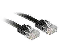 LINDY 2m Cat.6 - Cable de Red (2 m, Cat6, RJ-45, RJ-45, Negro)