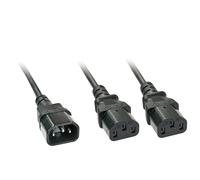 Lindy Cable de alimentación 30039 C14 a 2× C13