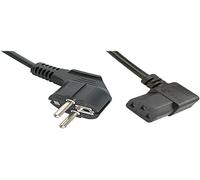 Lindy 30302 - Cable (3 m, Male connector / Female connector, CEE7/7, IEC 320, Ne