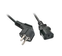 Lindy 30335 cable de transmisión Negro 2 m Enchufe tipo F C13 acoplador