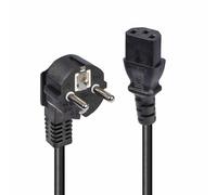 Lindy 30336 cable de transmisión Negro 3 m CEE7/7 C13 acoplador