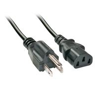Lindy Cable de corriente estadounidense 30338 Negro