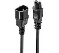 Lindy 30342 cable de transmisión negro 3 m c14 acoplador c5 acoplador