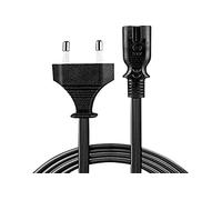 Lindy 30421 - Cable (2 m, CEE7/16, C7 acoplador, Negro)