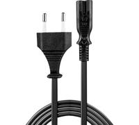 Lindy – Cable de alimentación 30421 – 2 m CEE7/16 a IEC C7 – Negro