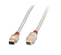 Lindy 30764 - Cable FireWire 800 Profesional, 6 Pin Macho a 9 Pin Bilingüe Macho, 0,3m