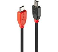 LINDY 31717 - Cable USB OTG - Tipo Micro-B a Tipo Mini-B - 0,5m.