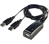 Lindy 32165 negro interruptor kvm - periférico de entrada (usb, usb,