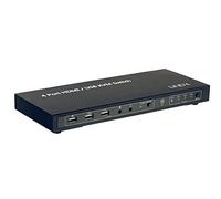 Lindy 32811 4 Port KVM Switch ,HDMI USB 2.0 Audio