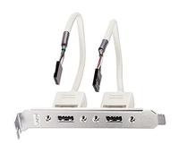 Lindy 33147 Placa Posterior USB, 2 x 5 IDC, 0.20m