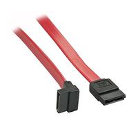LINDY 33351 - Cable interno SATA de 7 pines a 90 grados (0,5 m), color rojo