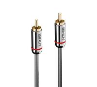 LINDY 35338 - Cable de audio coaxial digital (0,5 m, Cromo Line), color gris antracita