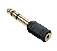 Lindy 35620 adaptador de cable 6.3mm 3,5mm Negro - Adaptador para cable (6.3mm, 3,5mm, Male connector / Female connector, Negro)