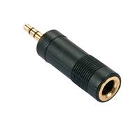 Lindy 35621 3.5 mm estéreo jack macho a 6.3 mm estéreo jack hembra a