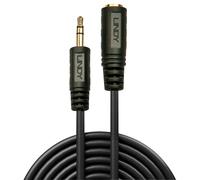 Lindy 35652 cable de audio 2 m 3.5mm Negro - Cables de audio (3.5mm, Macho, 3.5mm, Hembra, 2 m, Negro)