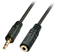 Lindy 35656 cable de audio 10 m 3.5mm Negro - Cables de audio (3.5mm, Macho, 3.5mm, Hembra, 10 m, Negro)