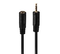 Lindy 35698 cable de audio 0,2 m 2,5mm 3,5mm negro